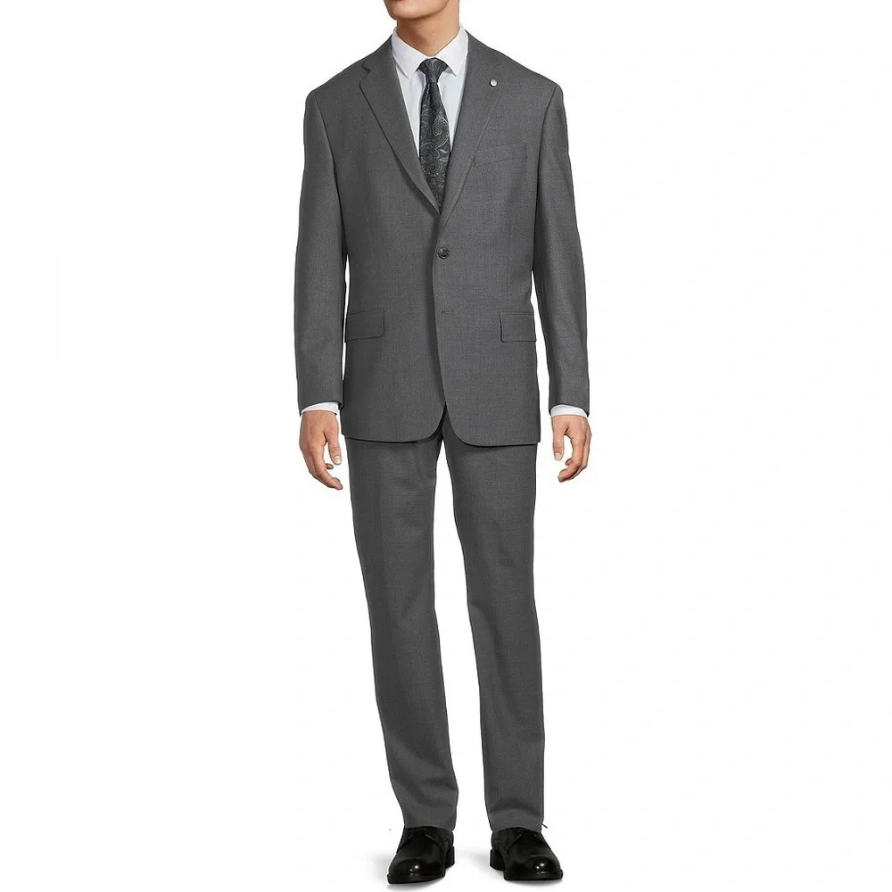 Hart Schaffner Marx Charcoal Heathered Suit